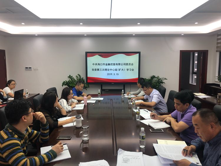 市金控公司黨委召開理論中心組（擴大）學(xué)習(xí)會